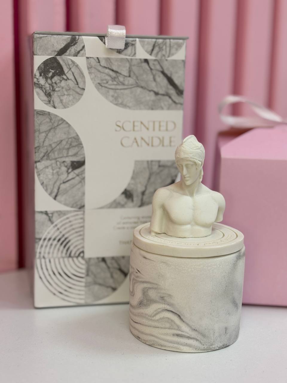 Аромасвеча "Scented candle" — подарки